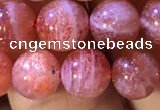 CBQ560 15.5 inches 8mm round golden strawberry quartz beads