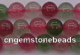 CBQ657 15.5 inches 8mm round mixed strawberry quartz beads