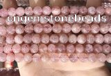 CBQ707 15.5 inches 8mm round strawberry quartz beads wholesale