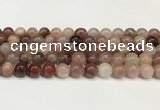 CBQ731 15.5 inches 10mm round strawberry quartz beads wholesale