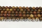 CBQ738 15.5 inches 10mm round red moss agate beads wholesale