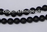 CBS02 15.5 inches 6mm round black stone beads wholesale