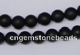 CBS03 15.5 inches 8mm round black stone beads wholesale