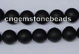 CBS04 15.5 inches 10mm round black stone beads wholesale