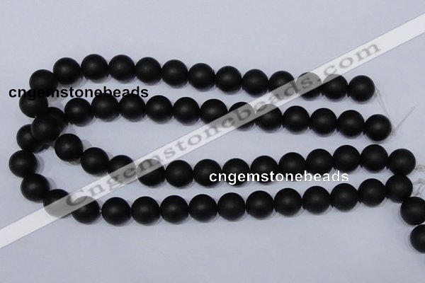 CBS04 15.5 inches 10mm round black stone beads wholesale