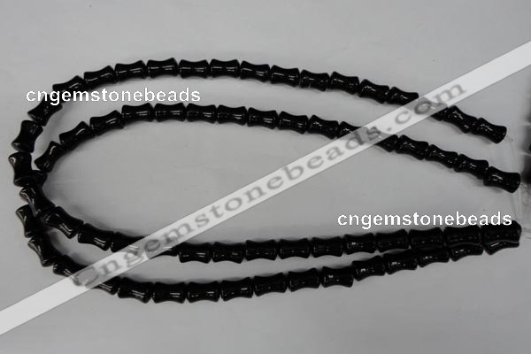 CBS210 15.5 inches 8*12mm bone blackstone beads wholesale