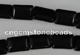 CBS280 15.5 inches 10*14mm rectangle blackstone beads wholesale