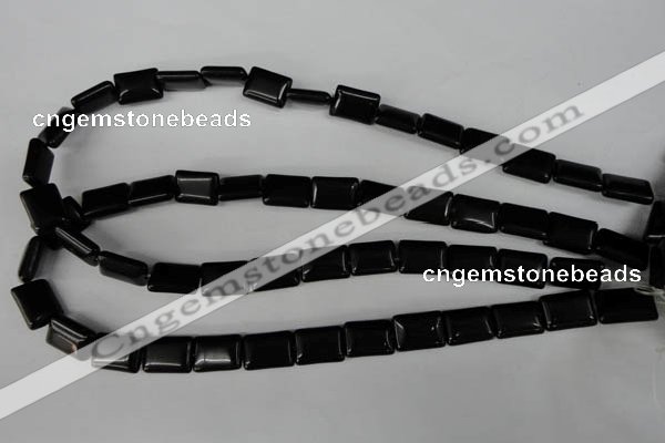 CBS280 15.5 inches 10*14mm rectangle blackstone beads wholesale