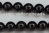 CBS552 15.5 inches 8mm round AA grade black spinel beads