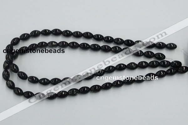 CBT05 16 inches 8*12mm rice natural biotite beads wholesale