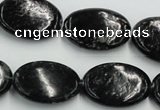 CBT10 16 inches 18*25mm oval natural biotite beads wholesale