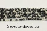 CBW170 15.5 inches 4mm round black & white jasper gemstone beads wholesale