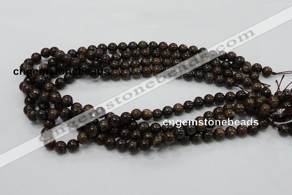 CBZ101 15.5 inches 6mm round bronzite gemstone beads