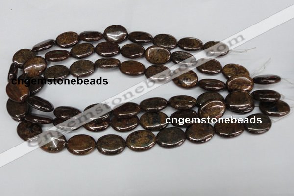 CBZ220 15.5 inches 15*20mm oval bronzite gemstone beads