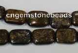 CBZ236 15.5 inches 12*16mm rectangle bronzite gemstone beads