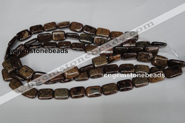 CBZ237 15.5 inches 13*18mm rectangle bronzite gemstone beads