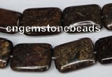 CBZ238 15.5 inches 15*20mm rectangle bronzite gemstone beads