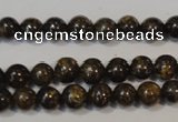 CBZ253 15.5 inches 4mm round bronzite gemstone beads wholesale