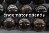 CBZ300 15.5 inches 16mm round bronzite gemstone beads wholesale