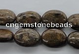 CBZ306 15.5 inches 15*20mm oval bronzite gemstone beads wholesale