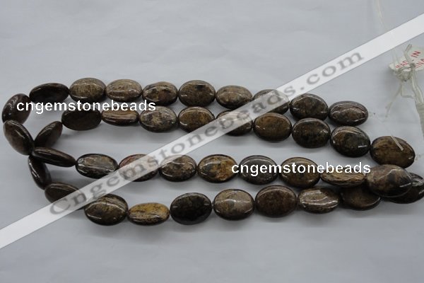 CBZ306 15.5 inches 15*20mm oval bronzite gemstone beads wholesale