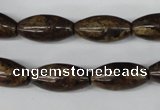 CBZ406 15.5 inches 10*20mm rice bronzite gemstone beads