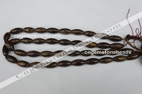 CBZ406 15.5 inches 10*20mm rice bronzite gemstone beads