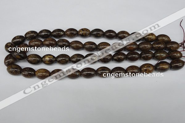 CBZ408 15.5 inches 12*16mm rice bronzite gemstone beads