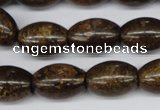 CBZ410 15.5 inches 15*20mm rice bronzite gemstone beads