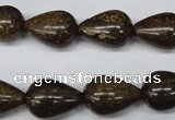 CBZ414 15.5 inches 13*18mm teardrop bronzite gemstone beads