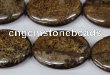 CBZ422 15.5 inches 22*30mm oval bronzite gemstone beads