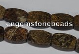 CBZ427 15.5 inches 12*16mm flat drum bronzite gemstone beads