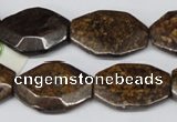 CBZ441 15.5 inches 20*25mm octagonal bronzite gemstone beads