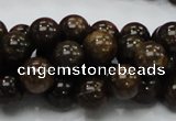 CBZ51 15.5 inches 10mm round bronzite gemstone beads wholesale
