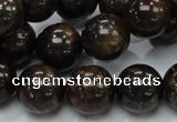 CBZ53 15.5 inches 14mm round bronzite gemstone beads wholesale