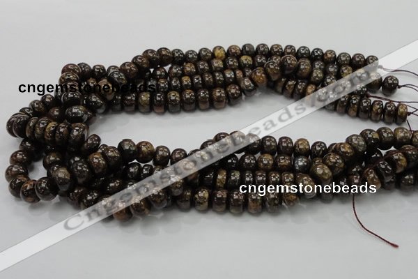 CBZ54 15.5 inches 7*10mm rondelle bronzite gemstone beads wholesale