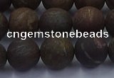 CBZ604 15.5 inches 10mm round matte bronzite beads wholesale