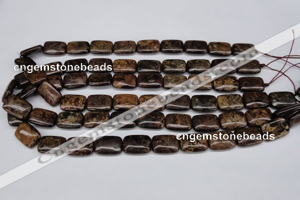 CBZ75 15.5 inches 13*18mm rectangle bronzite gemstone beads