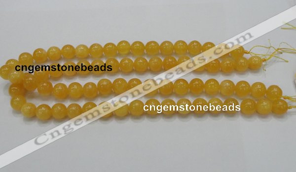 CCA06 15.5 inches 12mm round yellow calcite gemstone beads wholesale