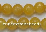 CCA15 15.5 inches 16mm round yellow calcite gemstone beads wholesale