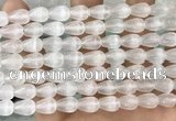 CCA377 15.5 inches 7*10mm teardrop white calcite gemstone beads