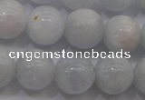 CCA403 15.5 inches 10mm round blue calcite beads wholesale