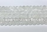 CCA511 15.5 inches 8mm round white calcite gemstone beads