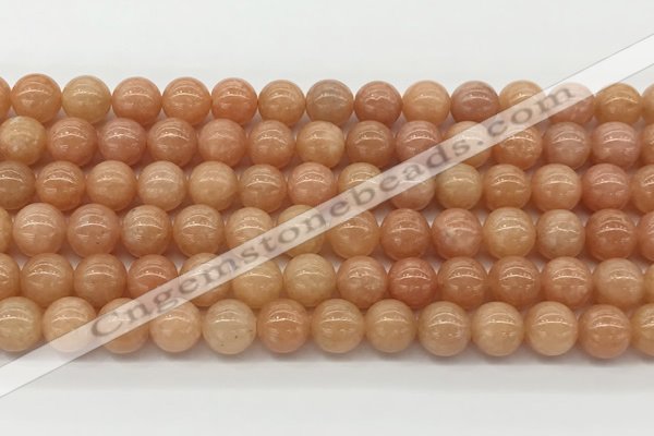 CCA515 15.5 inches 8mm round peach calcite gemstone beads