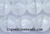 CCA542 15 inches 8mm round white calcite beads