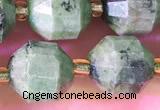 CCB1007 15 inches 9*10mm faceted diopside quartz beads