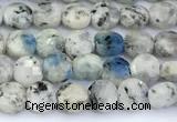 CCB1134 15 inches 4mm faceted coin K2 jasper beads
