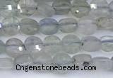CCB1138 15 inches 4mm faceted coin sapphire beads