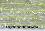 CCB1142 15 inches 4mm faceted coin lemon quartz beads