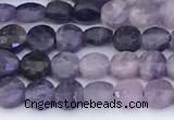 CCB1146 15 inches 4mm faceted coin sugilite beads